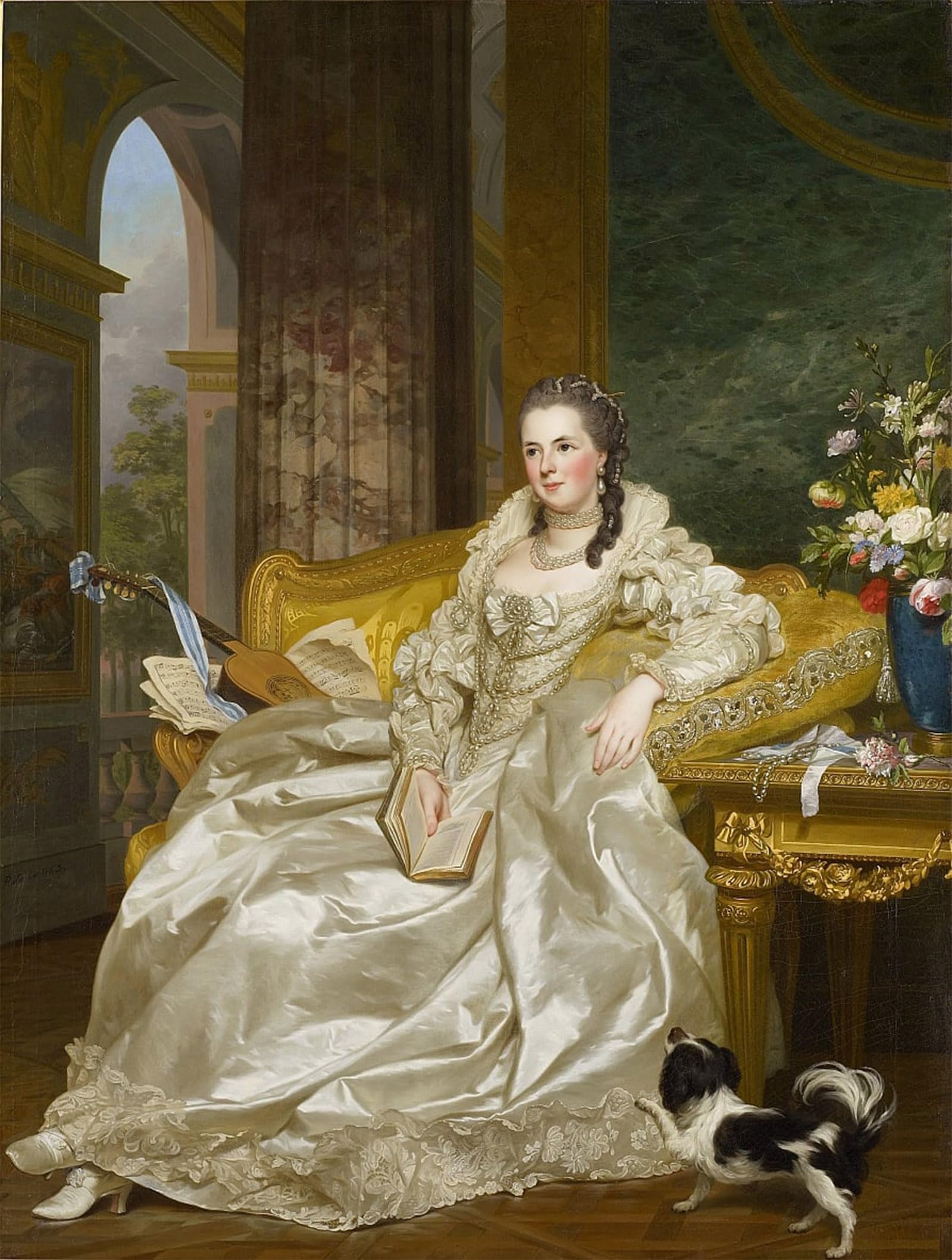 POSTERIIk Famous Print Pop Art Wall Art Graffiti the Comtesse D'egmont Pignatelli in Spanish Costume by Alexander Roslin Art Prints for Home Decor 60x90cm
