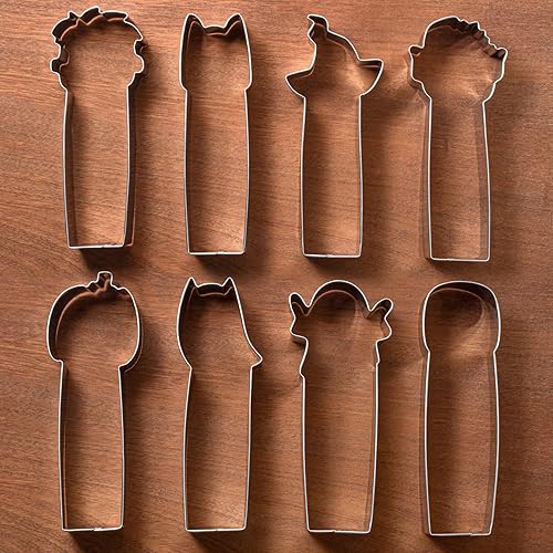 Miniatura 6 de LILIAO Juego de cortadores de galletas de Halloween, 8 unidades, acero inoxidable, por J.Cookies