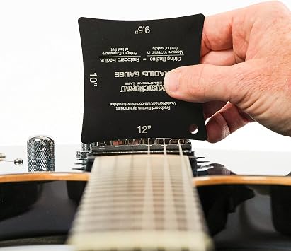 MusicNomad Precision Fretboard and String Radius Gauge Tool - 2 pc. Set (MN603)