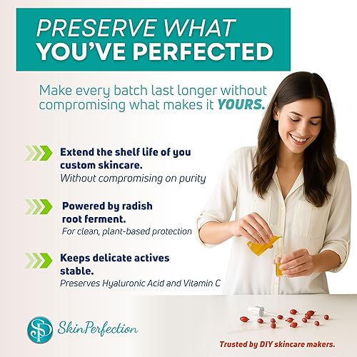 Miniatura 3 de Skin Perfection Líquido Leucidal Complete Suministros ideales para hacer cremas hidratantes y lociones a base de agua, alternativa conservante