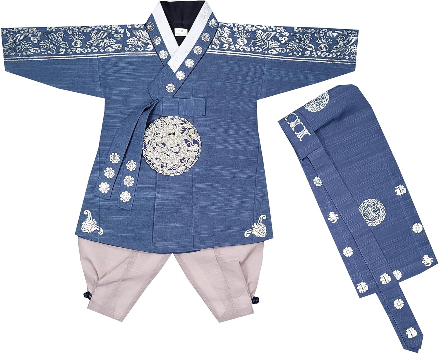 Boy Baby Hanbok First Birthday Party Celebrations Korean Traditional costumes 100th days Baikil Dol NP07 (1 Age (Dol))
