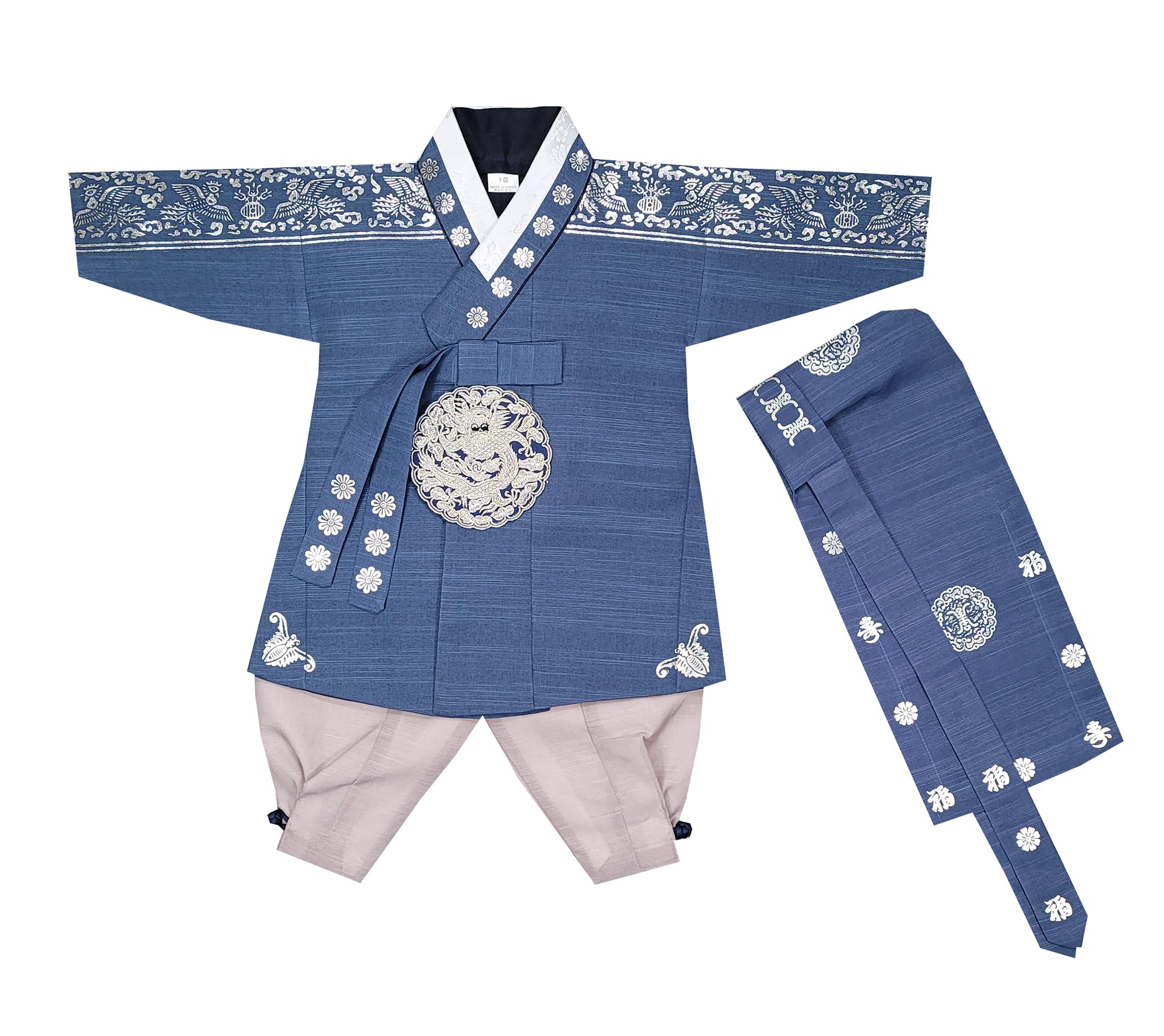 Boy Baby Hanbok First Birthday Party Celebrations Korean Traditional costumes 100th days Baikil Dol NP07