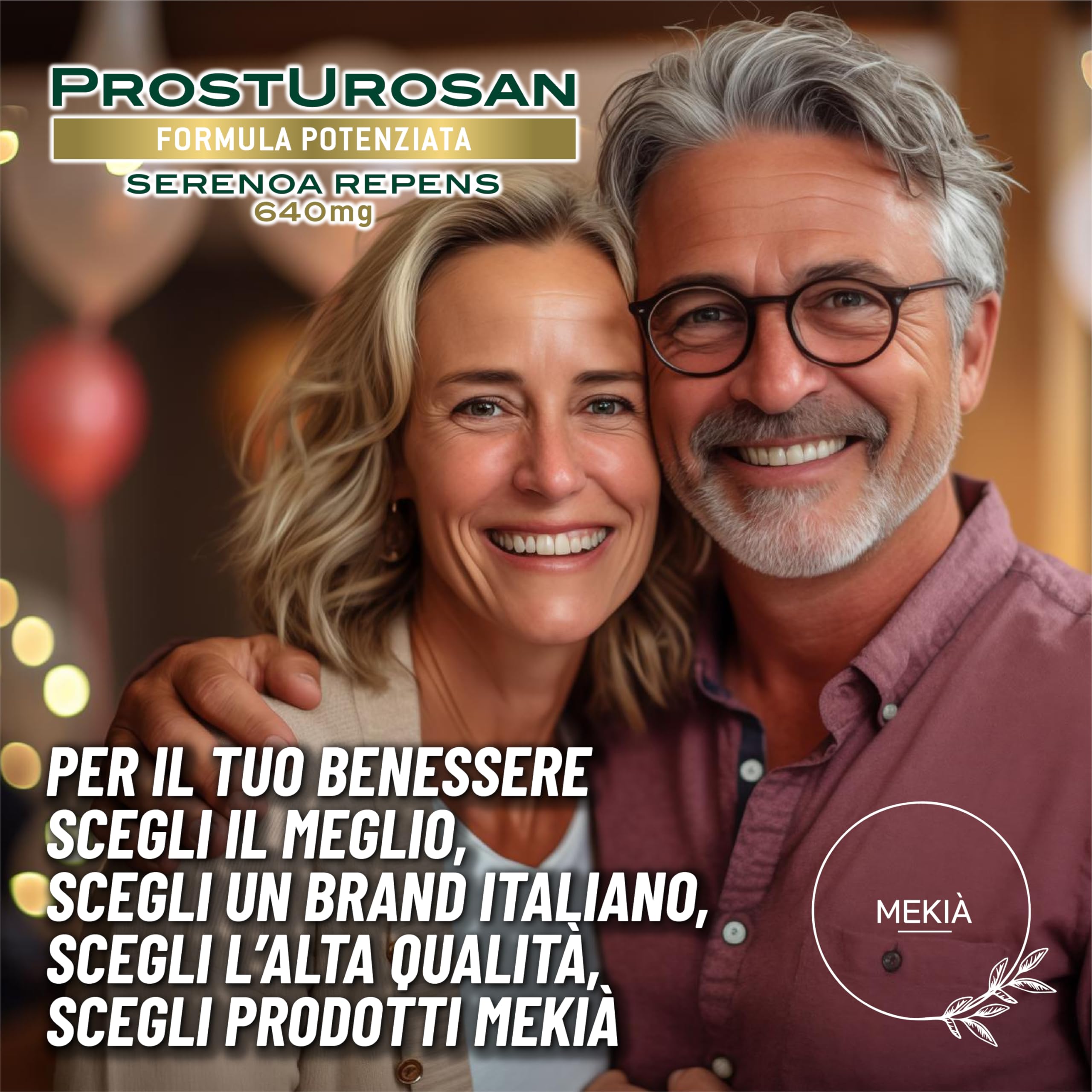 SERENOA REPENS 640 mg Alta titolazione,120 capsule integratore Vie Urinarie Integratori Prostata Uomo. SAW PALMETTO naturale con Uva Ursina, Zinco Ortica, Semi di Zucca, Epilobio, Pygeum