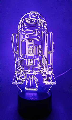 Miniatura 4 de Lámpara LED de 7 colores con increíble ilusión óptica 3D resplandeciente, luces de escultura artística, produce efectos de iluminación únicos y