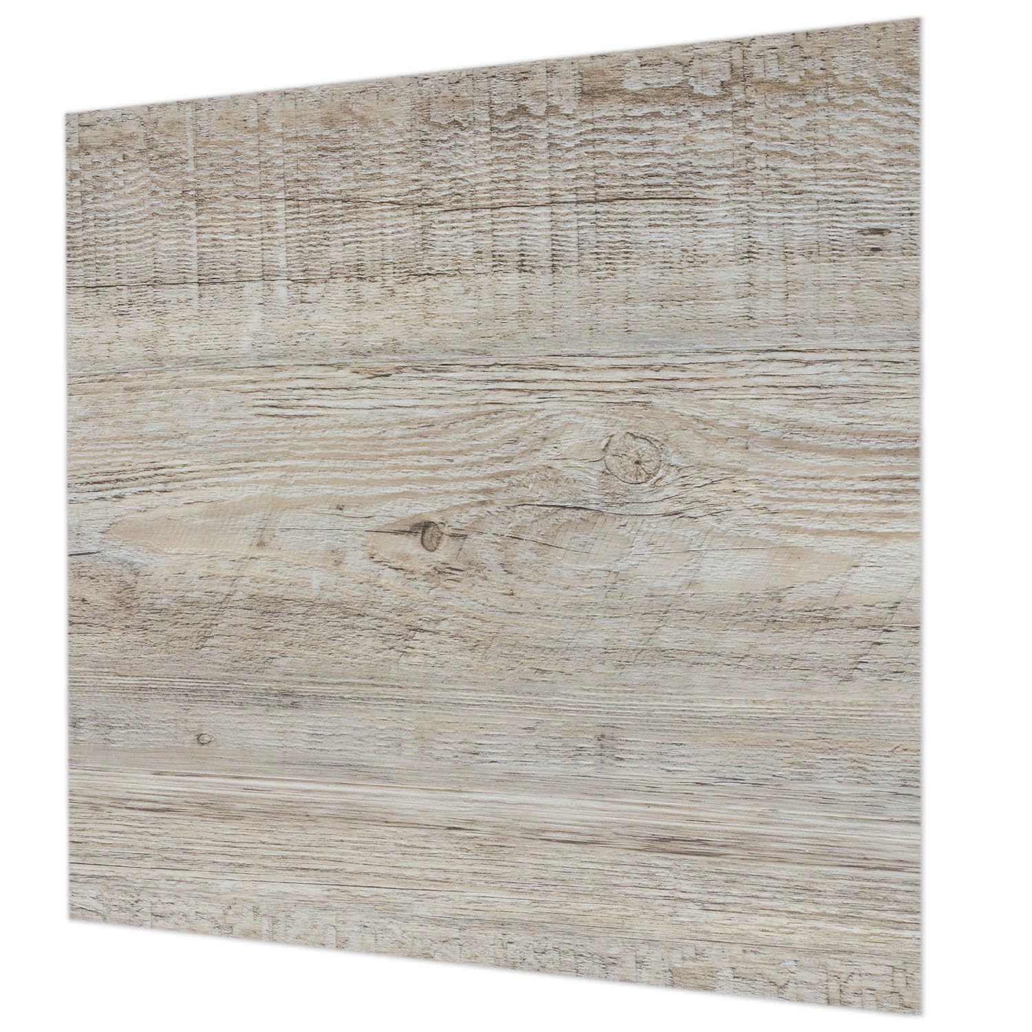 Papier peint intissé motif anneaux en bois Tulup déco murale salon 250x250