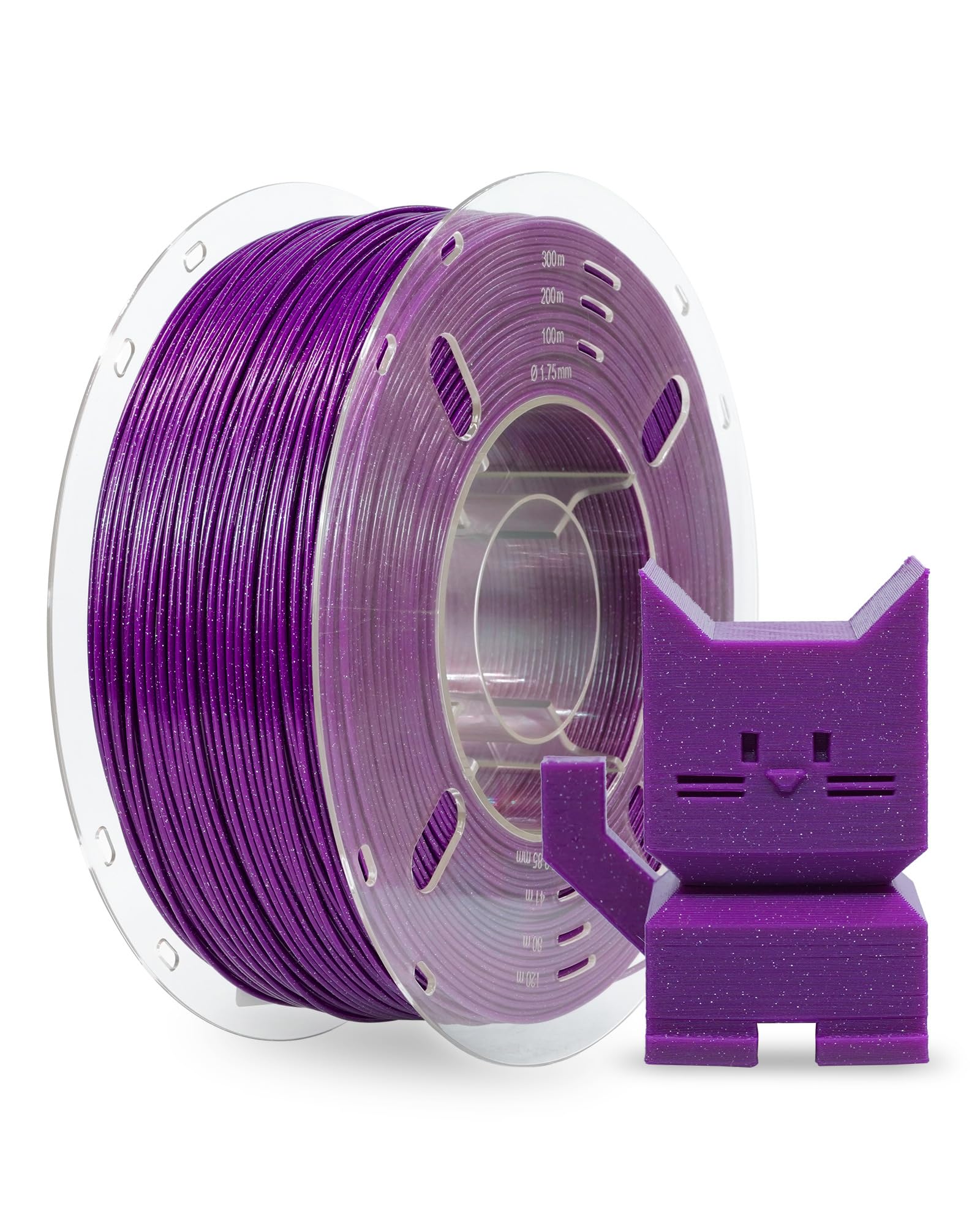 ASA Filamento 1,75 mm Sparkle Purple, filamento per stampante 3D per la stampa di parti funzionali all'aperto, resistente alle intemperie e al calore, 1 kg, viola