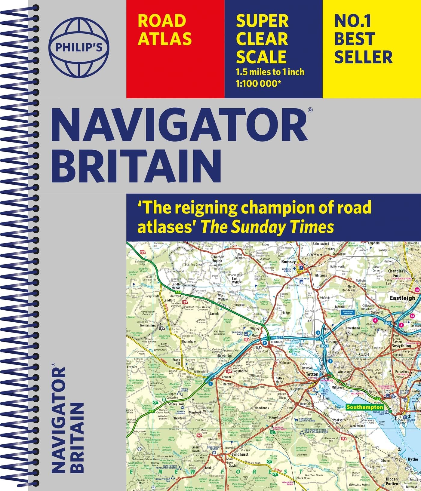 Philip's Navigator Britain: Spiral (Philip's Road Atlases)