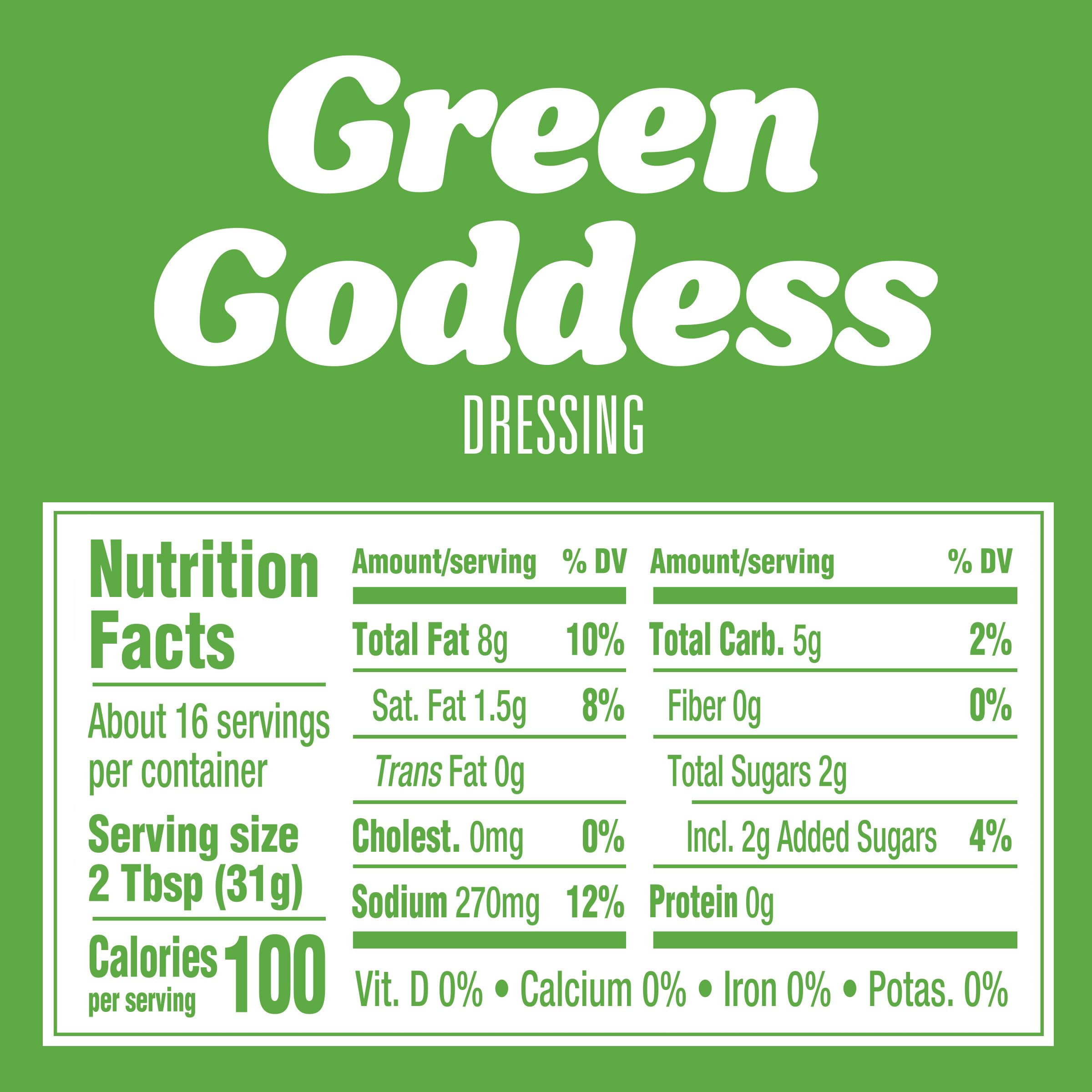 Amazon.com : Kraft Green Goddess Dressing, 16 Fl Oz : Grocery & Gourmet Food Amazon.com : Kraft Green Goddess Dressing, 16 Fl Oz : Grocery & Gourmet Food