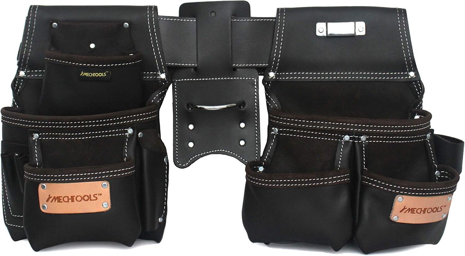 Construction Tool Belt, Work Apron, Tool Pouch, Tool Bag, Oil Tanned Leather construction Tool Rig Professional for contractors