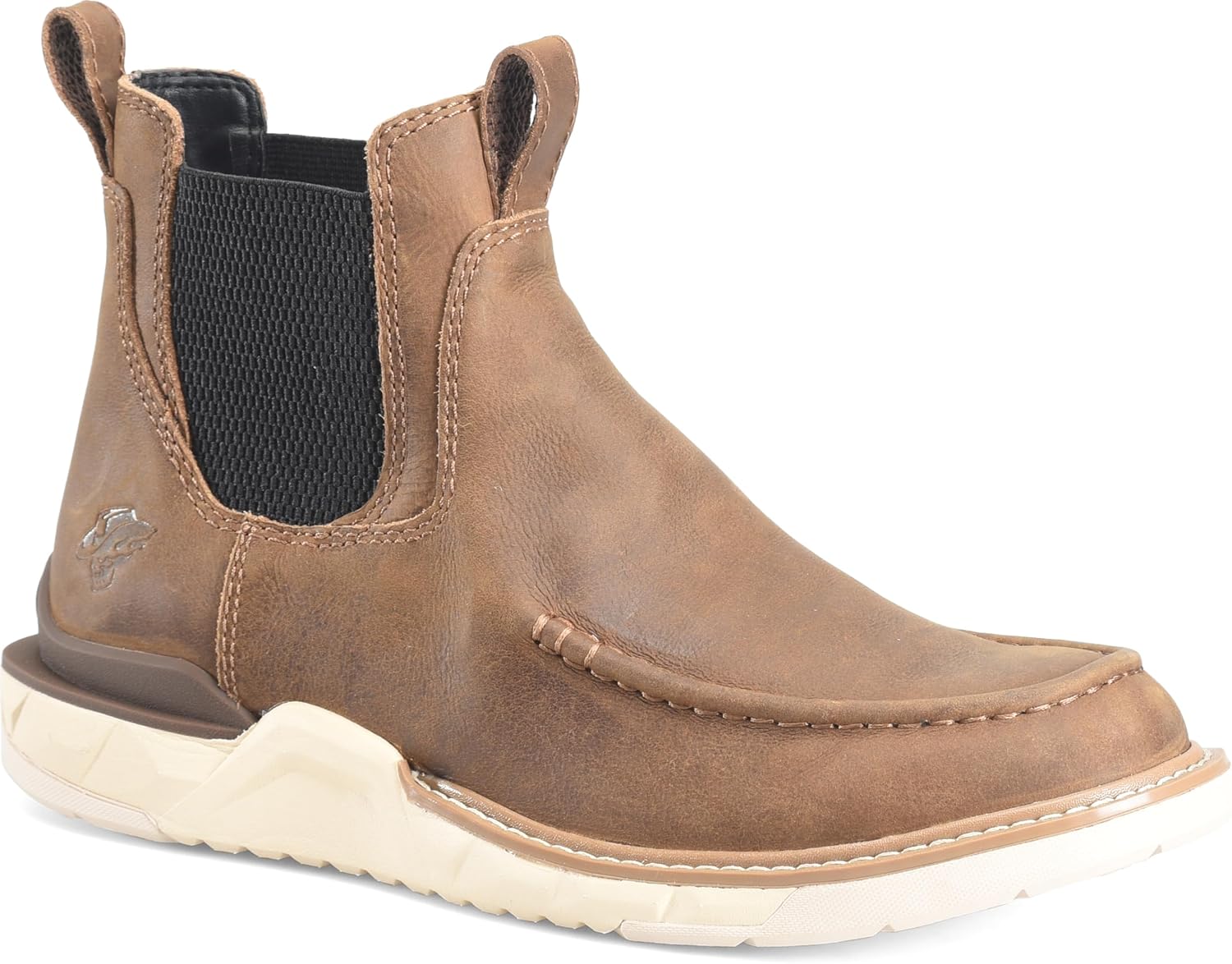 PHANTOM RIDER Mens 6" Romeo Boot - Durable Leather, Slip-On Design, Cushioned Insole, Rugged Outsole, Casual & Work Wear Work Boot