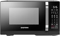 Vista 7 de Horno de microondas de mostrador Chefman 0.9 pies cúbicos. Microondas digital de acero inoxidable de 900 vatios con 6 ajustes preestablecidos, modo