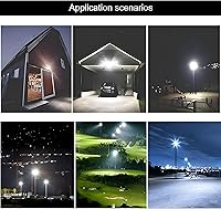 Vista 7 de Paquete de 4 Luces LED de Inundación para Exteriores, Luz de Trabajo LED de 100W 11000lm con Enchufe de EE.UU. de 6 Pies, Luces de Seguridad