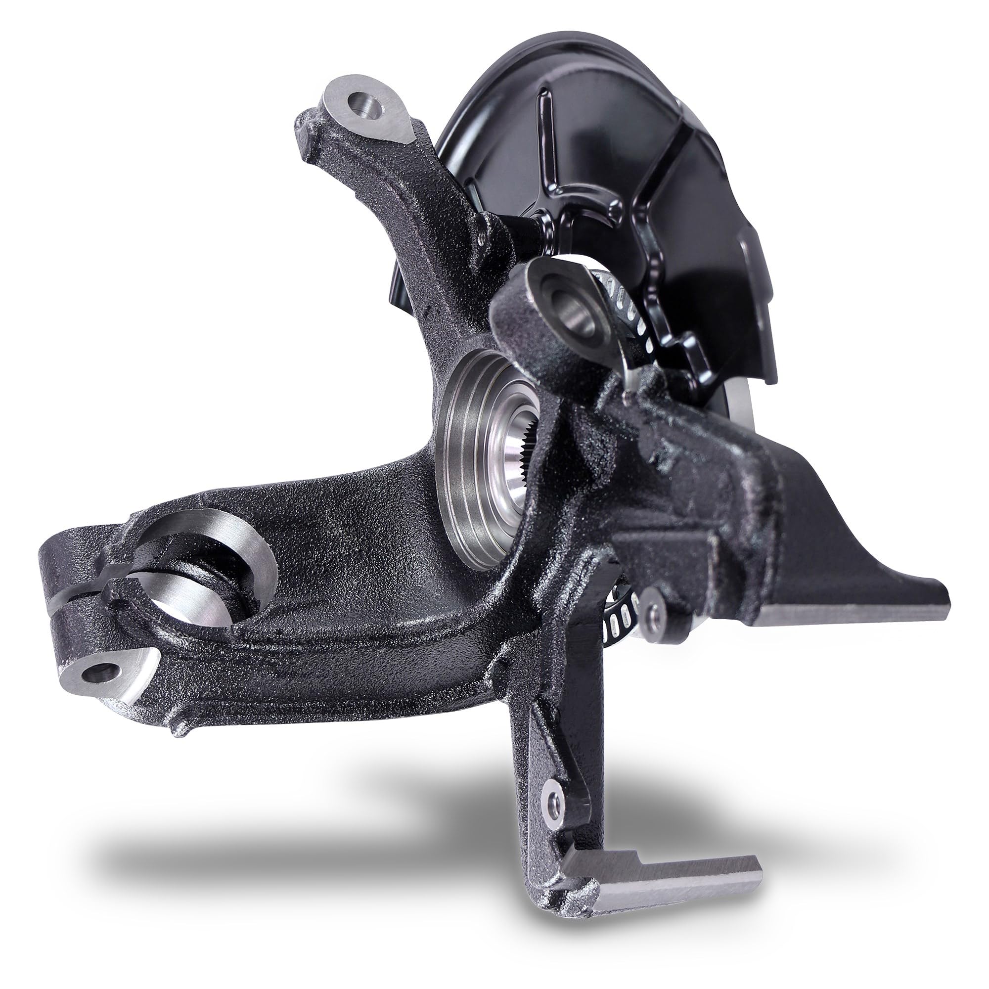 ATEC Germany FusŽe d'essieu, bo”tier de roulement de roue, moyeu de roue avec bague ABS, roulement de roue, plaque de recouvrement Compatible avec A UDI A3, SKODA OCTAVIA, VW BORA, GOLF 4