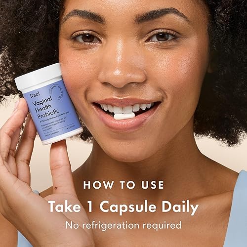 Miniatura 4 de Rael Probióticos para mujeres, suplemento de equilibrio de pH con prebióticos, salud inmune vaginal, apoyo de levadura y flora, control de olores,