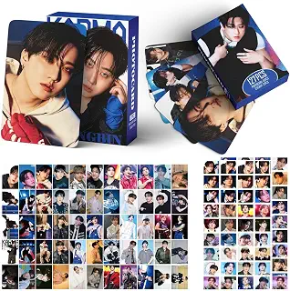 Stray-Kids カルマアルバムフォトカードセット、127ピース Stray-Kids Karma Photocards レーザーカード ステイ用ギフト (フォトカード55枚+ステッカー72枚- チャンビン)