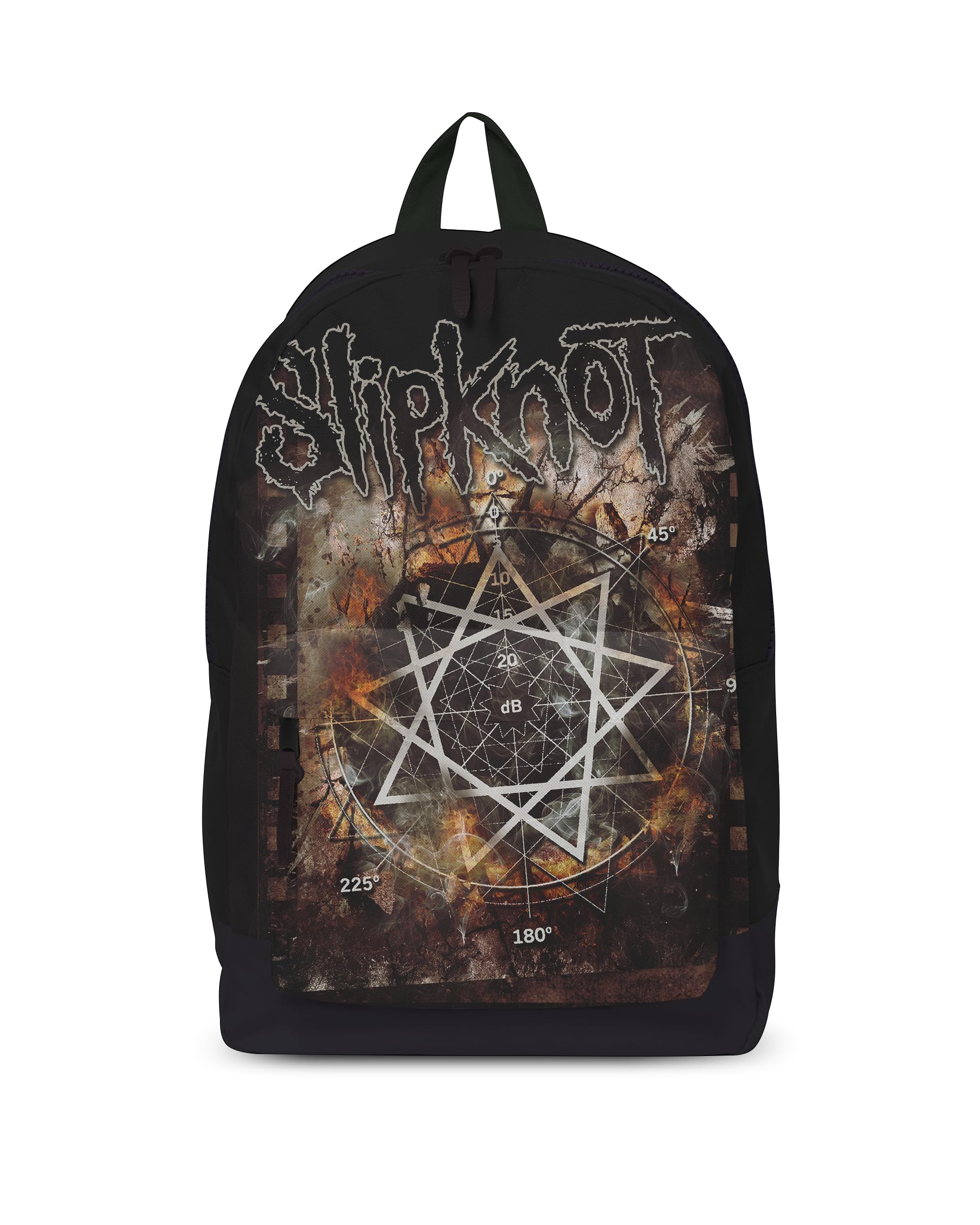 Rocksax Backpack Slipknot Pentagram Rucksack 43cm x 30cm x 15cm – Officially Licensed Merchandise