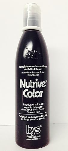 Bys Professional Nutrive Color Inmediate Intense Shine Acondicionador 9.5 Oz (negro)