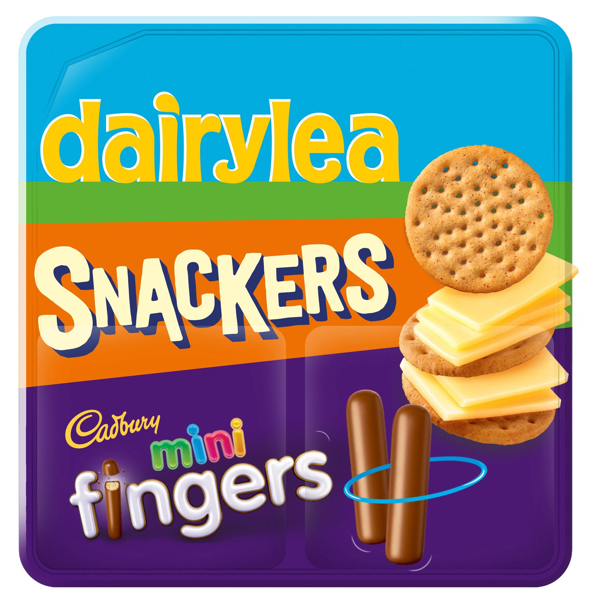 Dairylea Snackers Cheese & Crackers with Mini Cadbury Fingers 67.5g