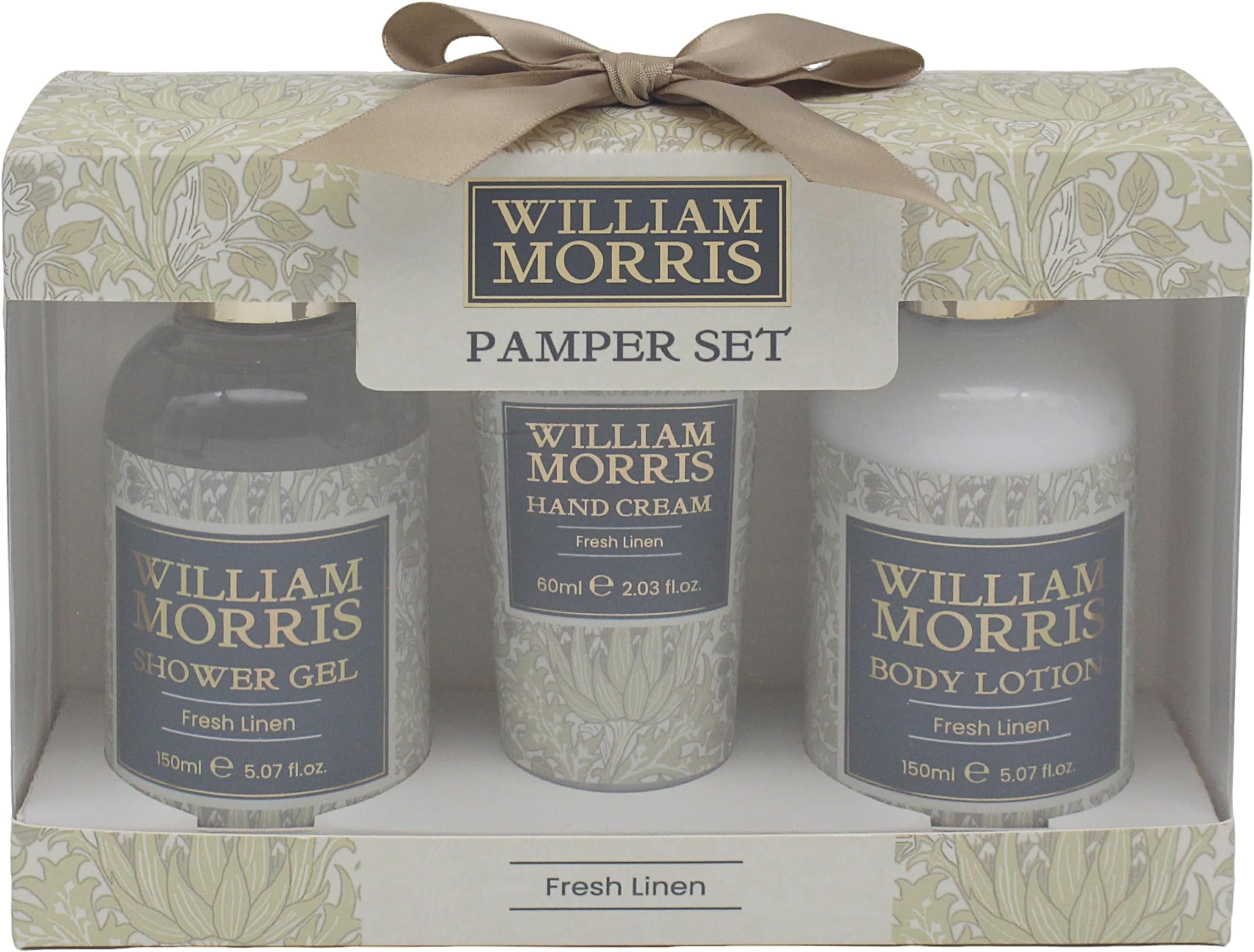 The Leonardo Collection William Morris Artichoke Bathing Set | Luxury Bath Set for Women | Bath for Relaxation | Christmas Gifts, Birthday Gifts