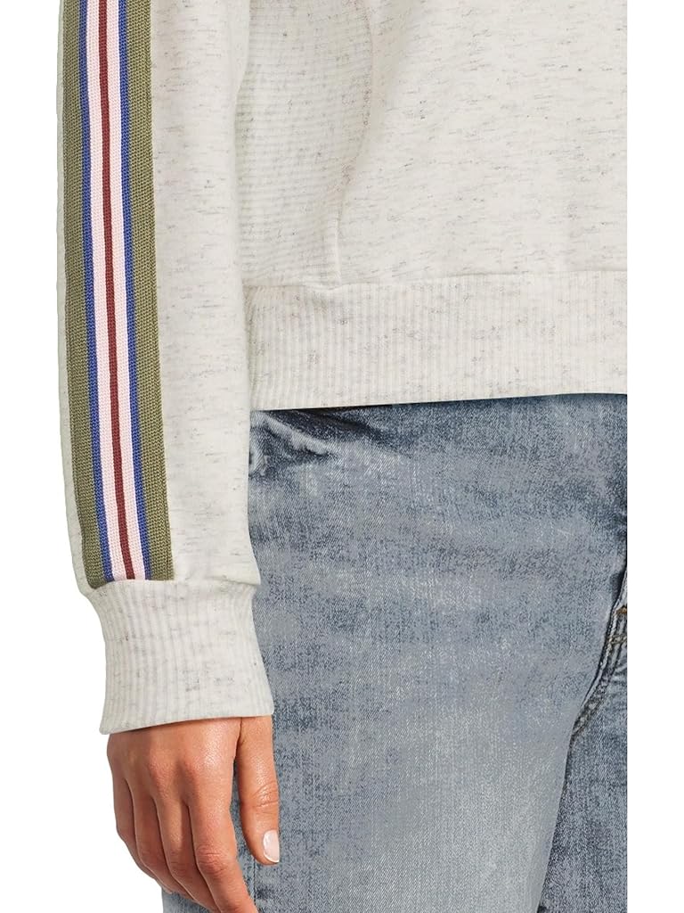 White Michael Stars Carrie Crew Neck Sweatshirt