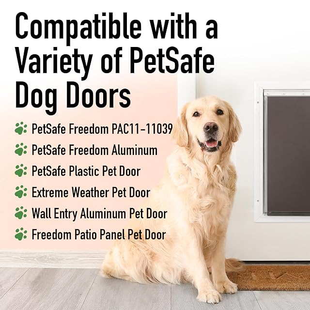 Foto 2 de 7 de Evergreen Pet Supplies Solapa grande de repuesto para puerta de perro compatible con PetSafe Freedom Doggie…