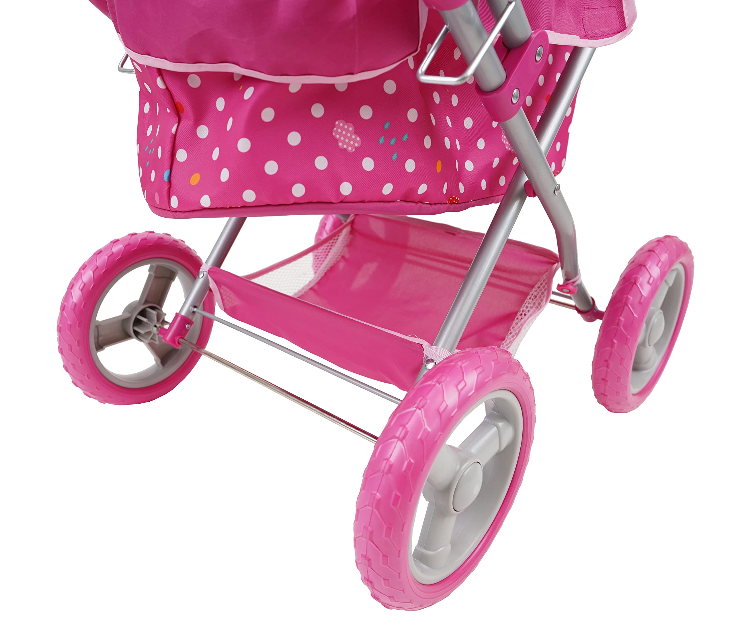 509 Crew Doll Stroller Pram 18 Piece Combo Value Play Set, Ages 3+