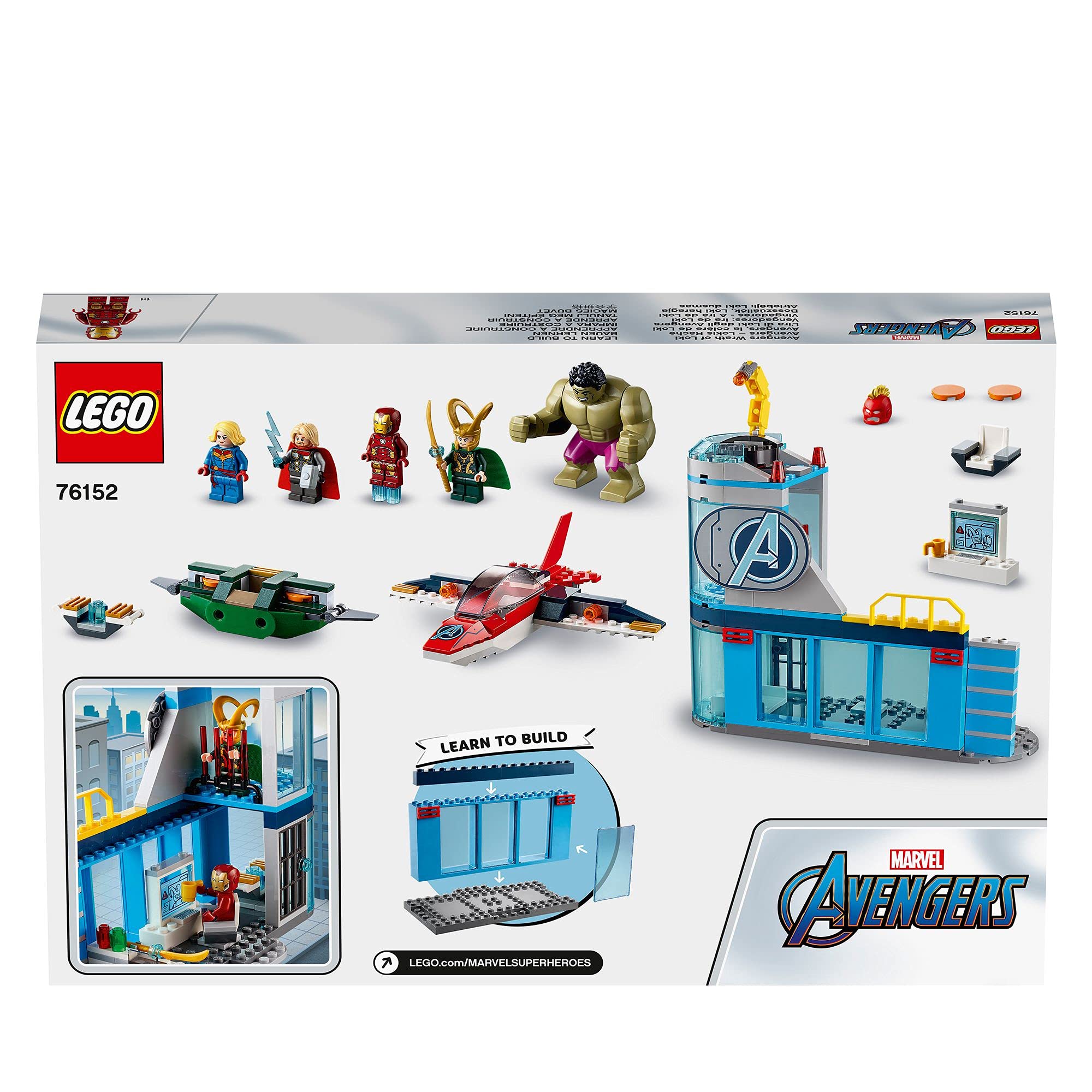 LEGO 76152 Super Heroes L’ira di Loki degli Avengers