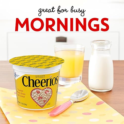 Vista 18 de Cheerios Cereal de desayuno sin gluten de avena integral, bolsa de 2.2 onzas (paquete de 5)