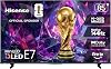 TV Hisense 65" Serie E7 Cinema Mini-LED 4K UHD Smart Fire TV (65E7SF, 2026) con Barra de Sonido AX3100Q 3.1ch, Dolby Vision IQ · Atmos, DTS:X, 144Hz, Subwoofer Inalámbrico 7
