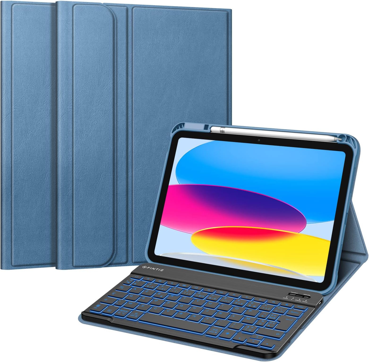 Coque Clavier Magnétique Pour IPad 10e Génération (2022) - Style Magic Keyboard