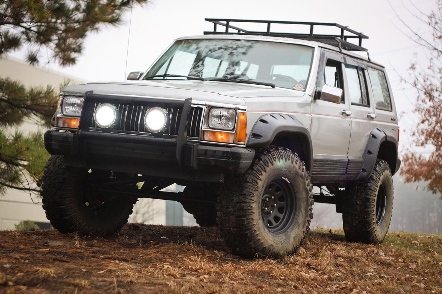 Outland 391163410 6 Piece All Terrain Fender Flare Kit for Jeep Cherokee XJ (4-Door)