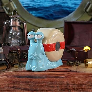 DEN DENMUSHI GOD ONE PIECE - Teapot - Transponder Snail : Amazon.pl: Dom i