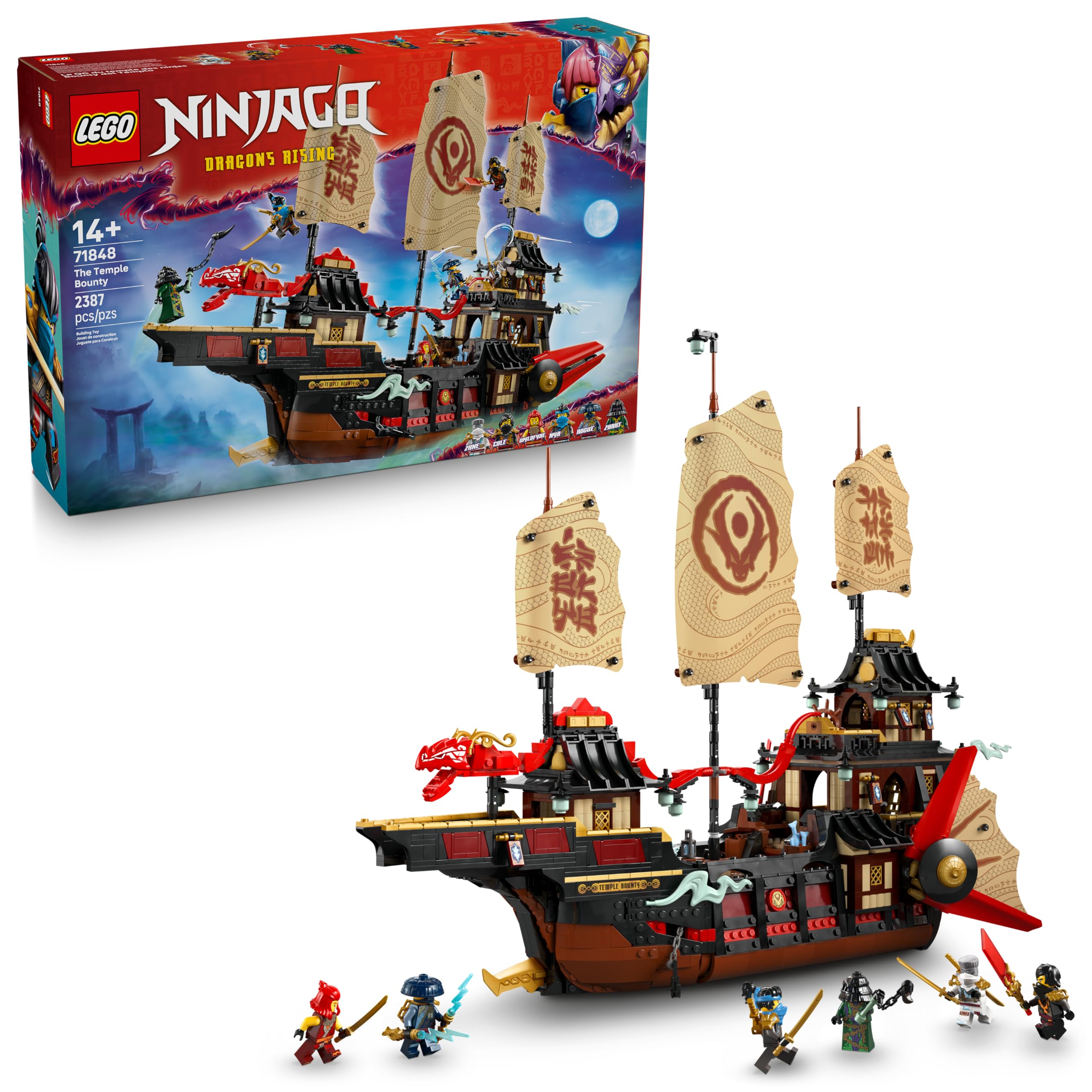 LEGO Ninjago A Recompensa do Templo 71848 | Amazon.com.br