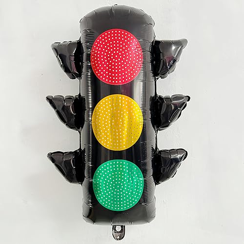 Miniatura 4 de Juego de 7 globos de fiesta de coche de carreras, semáforo, parada en foso de foso, decoración de fiesta de noches de Talladega, decoración