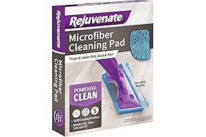Click N Clean Microfiber Mop Cleaning Pad Refill: Rejuvenate Floors with Each Use