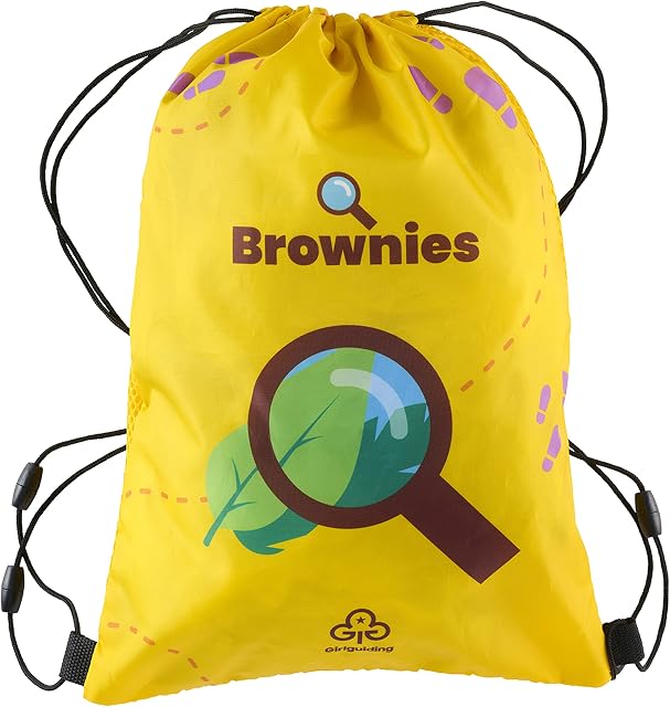 Parkers Brownies Girl Guiding Drawstring Sling Bag