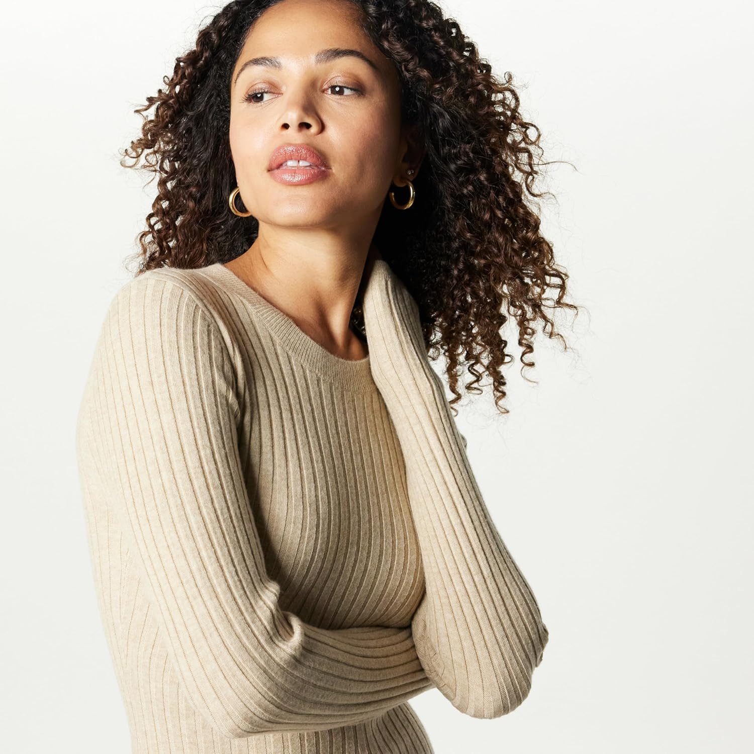 THE DROP - Brandclub - The Drop Women's Ashlyn Ribbed Sweater Maxi