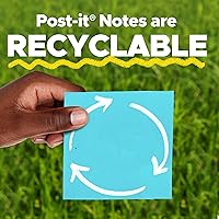 Vista 8 de Post-it - Notas adhesivas de 5 x 8 pulgadas, Marseille Collection