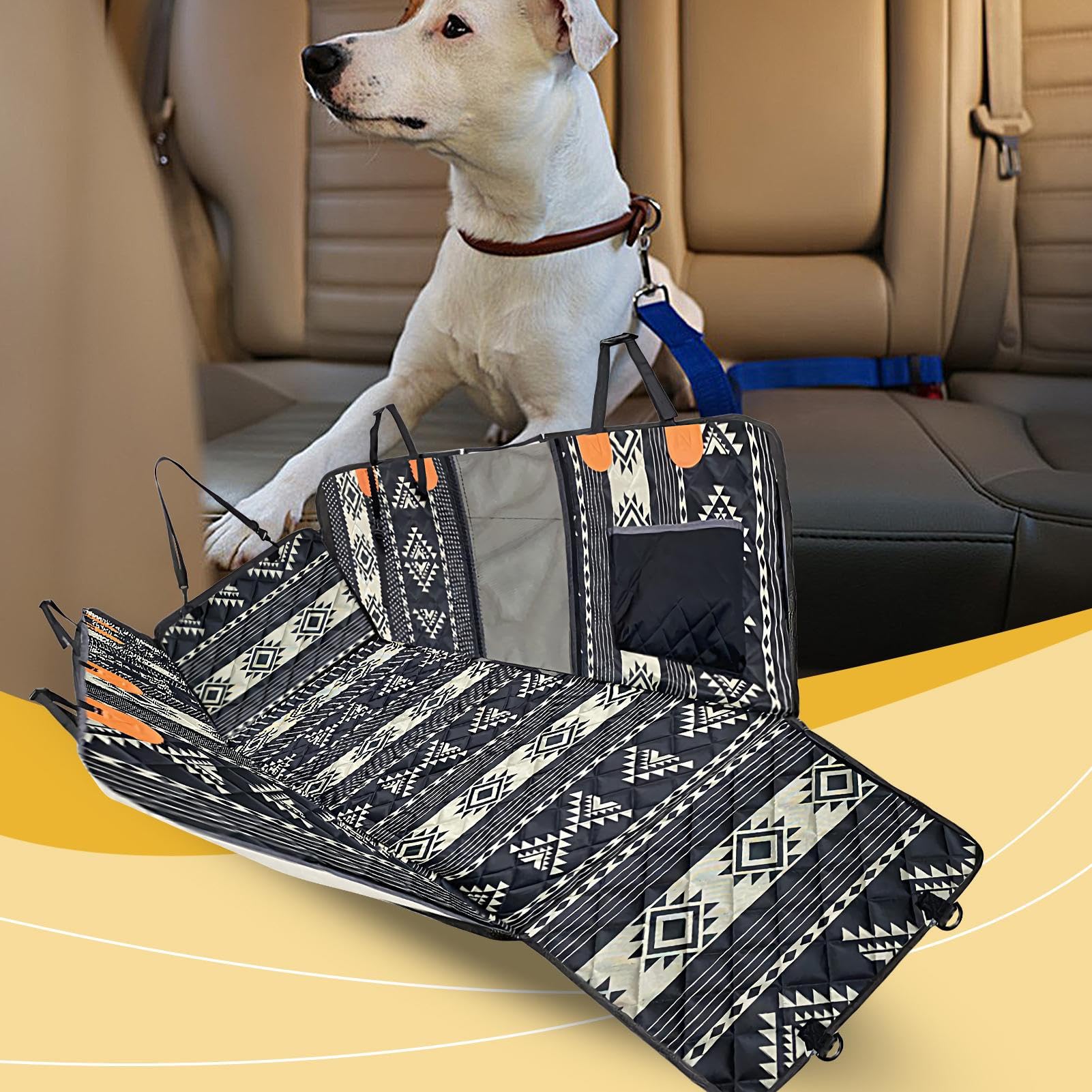 Protectora Para Asiento De Coche Para Mascotas Hamaca Asiento Vehículo | Hamaca De Seguridad Para Gatos En El Coche Para SUV Sedán Viajes Por Carretera Acampada