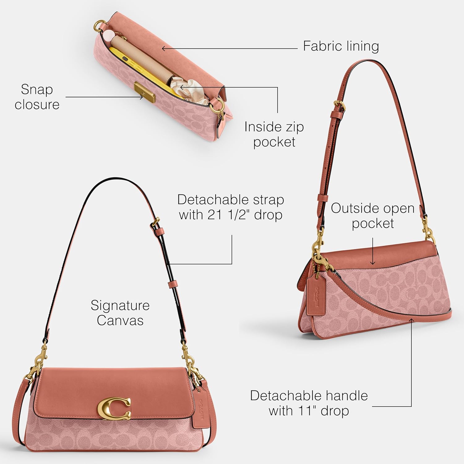 COACH Women's Jet Shoulder Bag