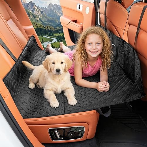 Miniatura 10 de Placa de extensión de colchón para asiento trasero de automóvil, extensor plegable de asiento trasero de automóvil, colchón portátil para dormir,