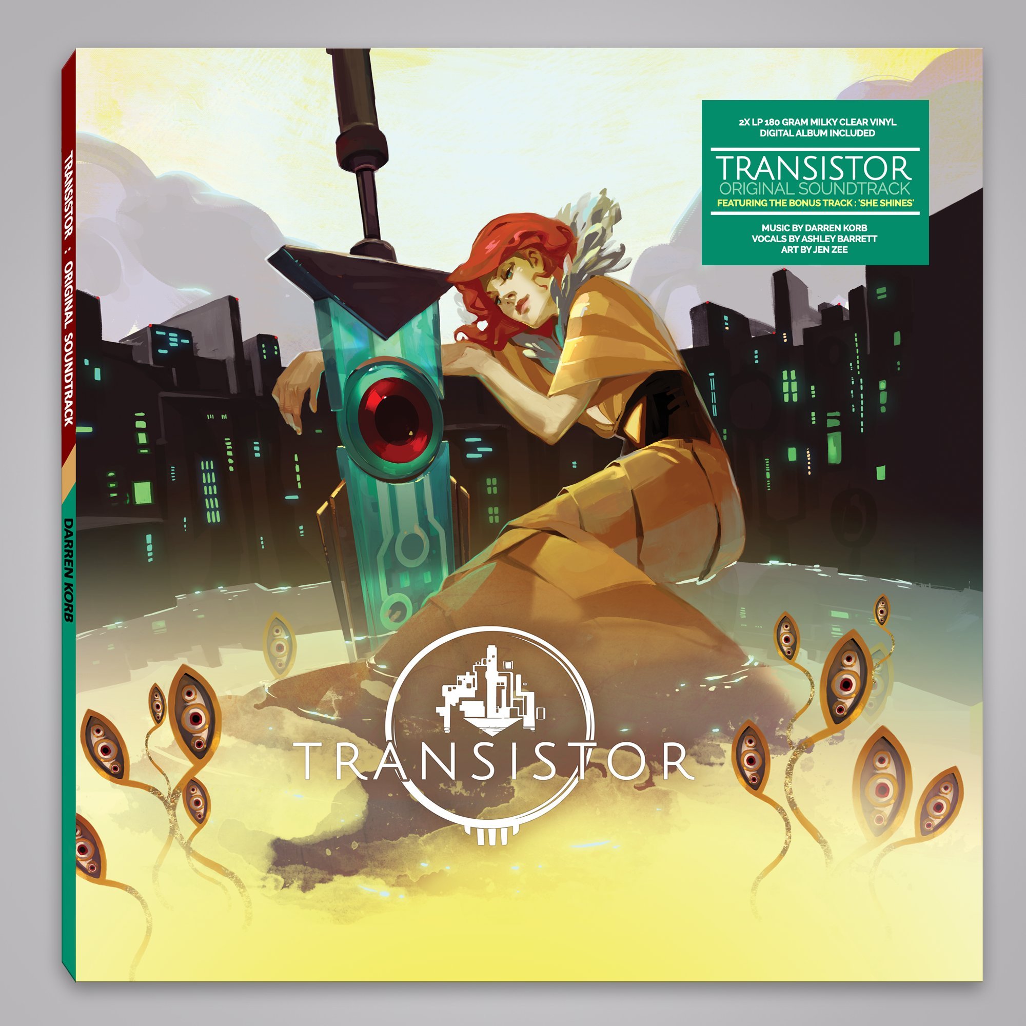 Transistor Original Soundtrack vinyl 2X LP 180 Gram Record [video game]
