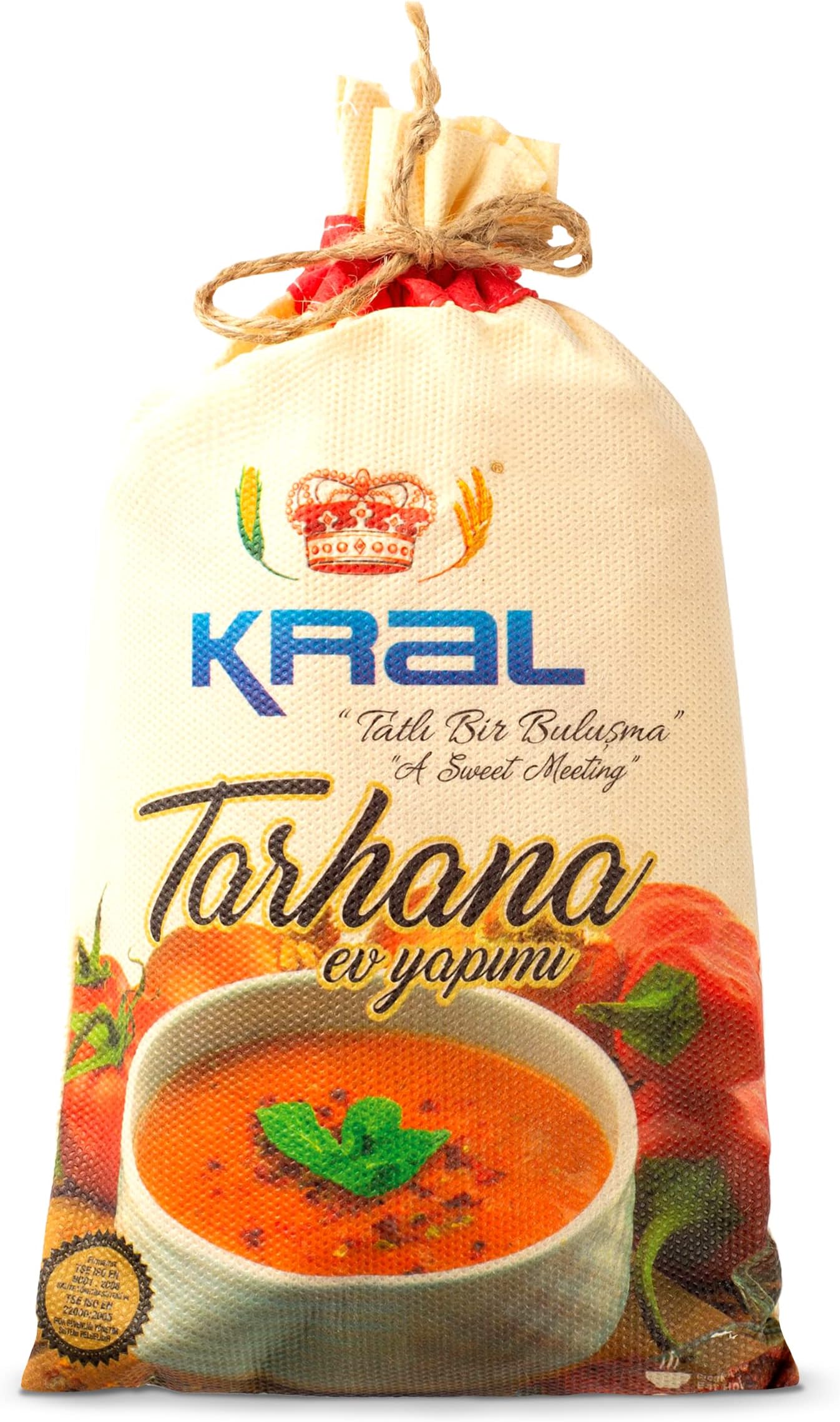 Kral Turkish Tarhana Soup, 500g Home Made Trahana Soup Powder, Dried Mix Vegetable All-Natural, Authentic Mediterranean Turkish Food, No MSG, Non GMO Turkish Cuisine