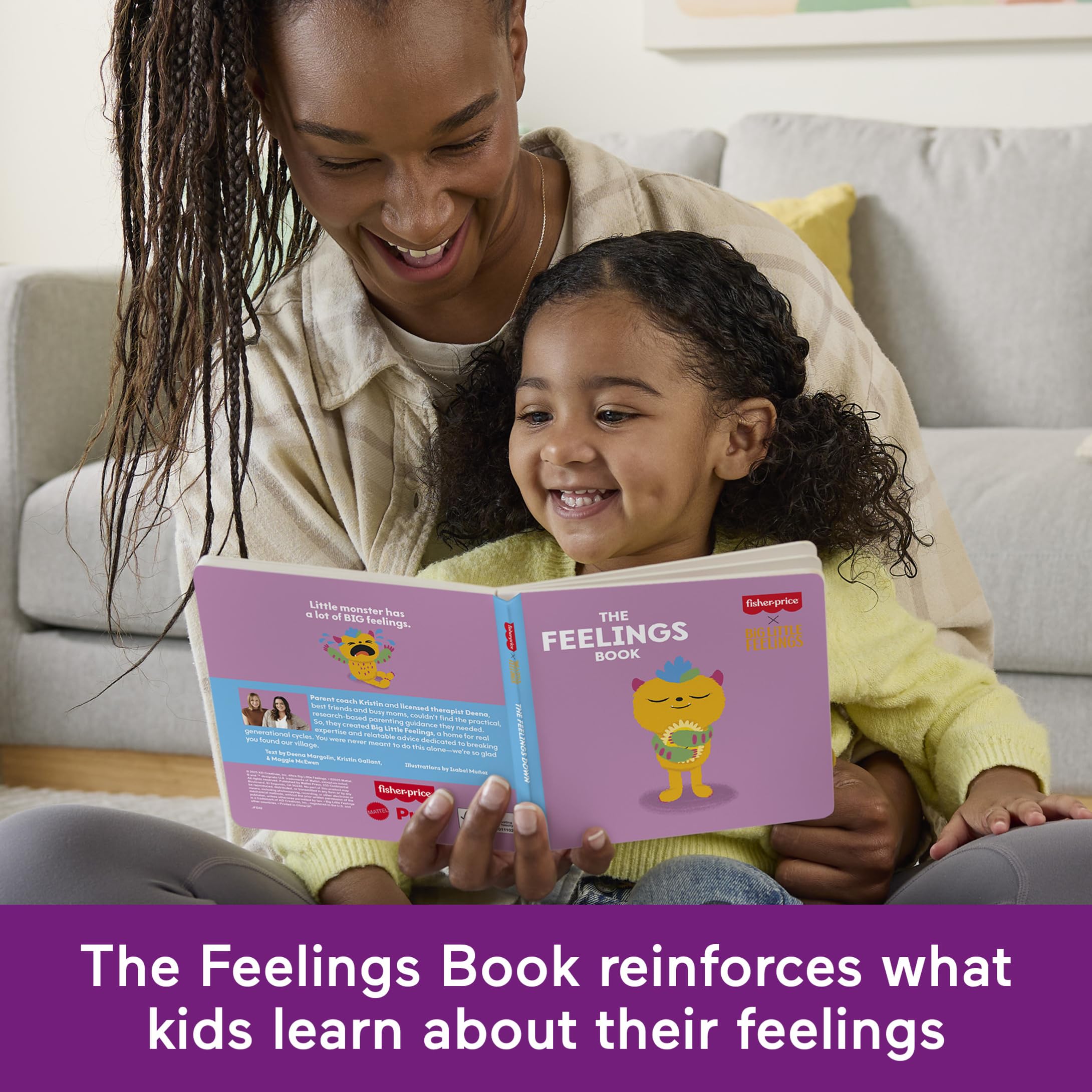 Fisher-Price Toddler Toys Big Little Feelings Calm Down Kit, 4-Piece Set of Activities & Parenting Tips for Social Emotional Development Kids Ages 2+ Years