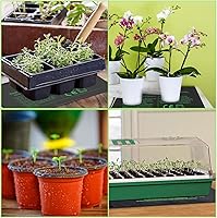 Vista 8 de Alfombrilla térmica para plántulas con termostato de 40 a 108 grados Fahrenheit, almohadilla térmica hidropónica cálida con controlador