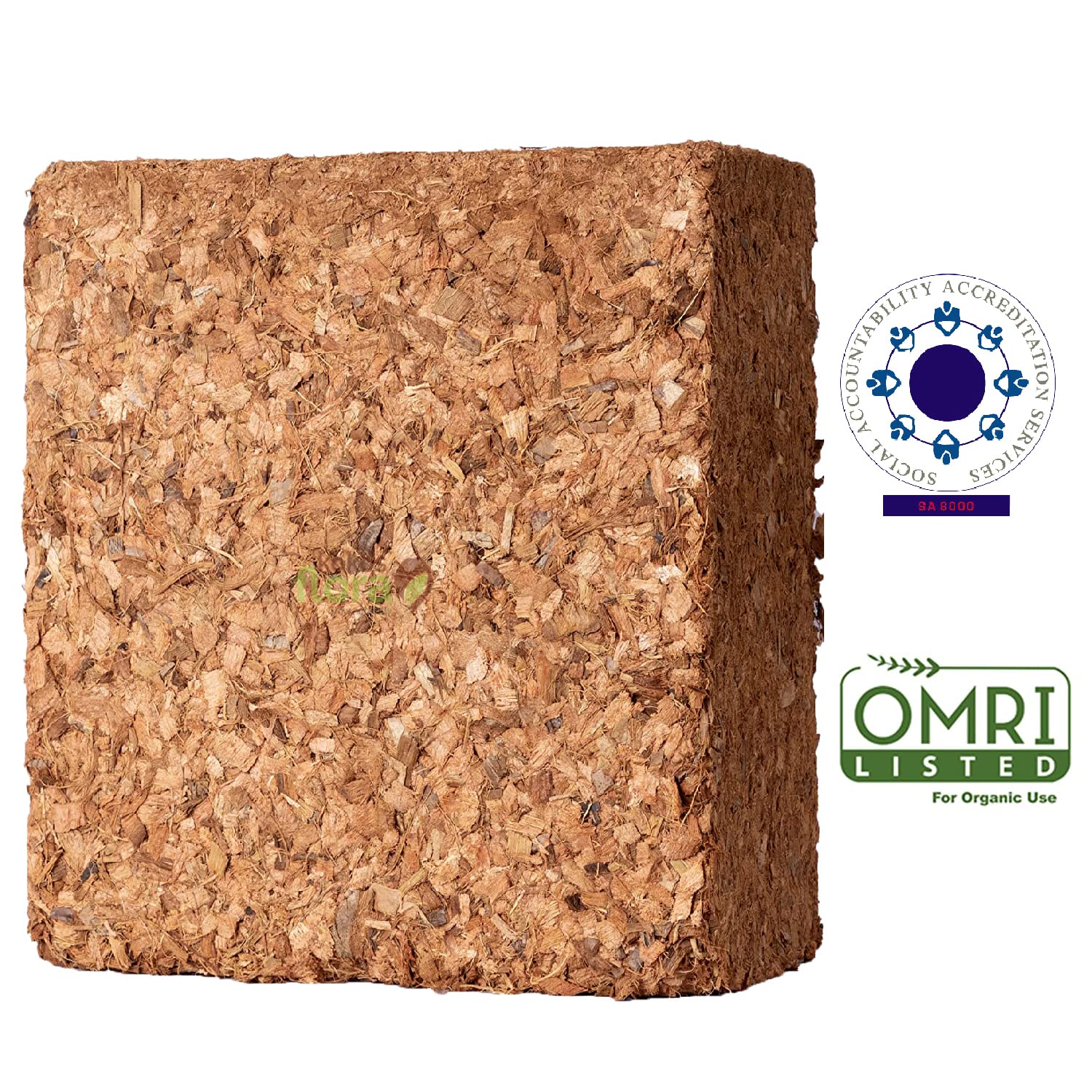 Premium Kokoschips 50L Bigblock - Torffreie Erde für Zimmerpflanzen, Balkonkästen, Gartenbeete, Orchideen - 100% biologisch abbaubar (2 x 4.5 kg - 100 L)