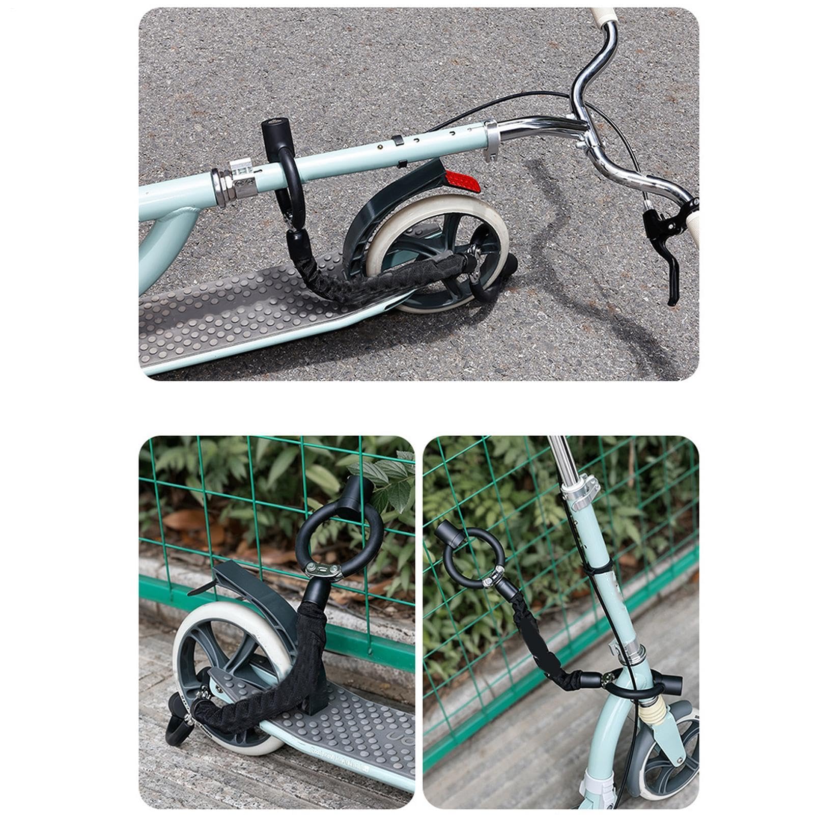Lucchetti per Biciclette Antifurto pesante | Lucchetto a catena per monopattino elettrico donne, uomini, adulti, pendolari quotidiani, uso interno, abitazione,