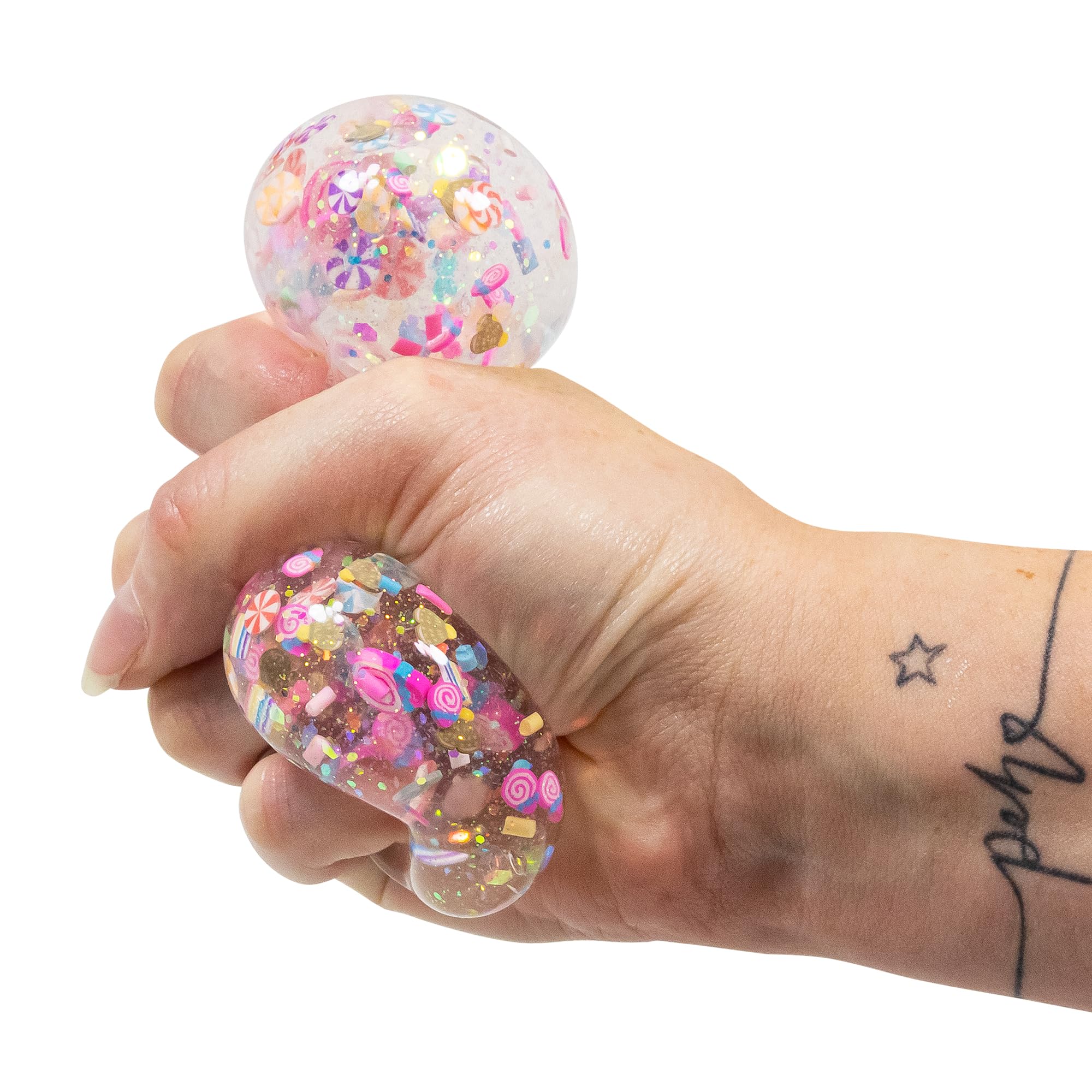 Tobar SCRUNCHEMS PARTY DIDDY STRESS SQUISH BALL zabawka - 3 szt