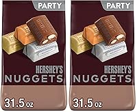 Vista 8 de HERSHEY'S NUGGETS - Bolsa de fiesta de chocolates surtidos, ideal para rellenar medias y como dulce navideño, 31.5 onzas