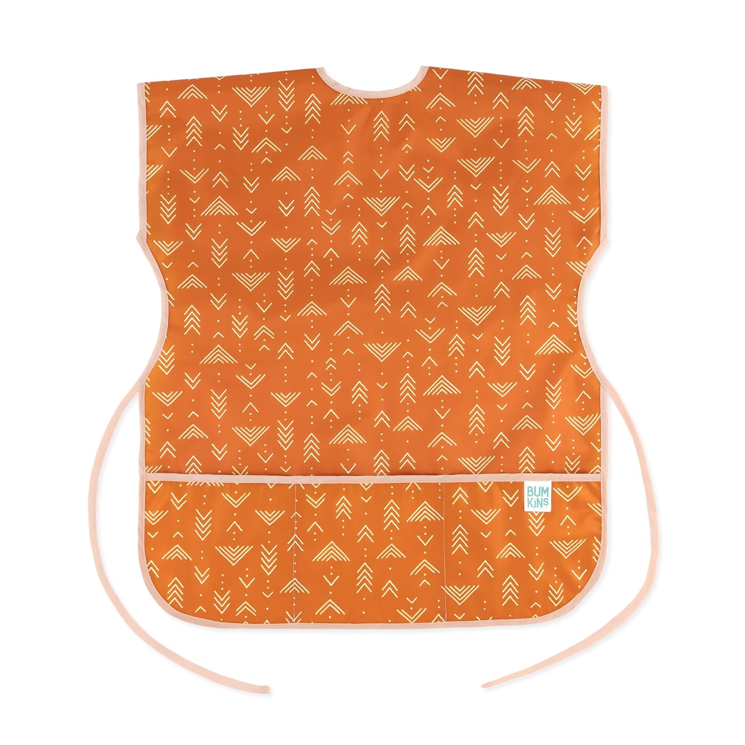 Bumkins Sleeved Smock, Toddler Reusable Waterproof Bib for Girls and Boys 3-5 Years, Long Sleeve Childrens, Kids Paint Apron, Arts, Crafts and Play with Pocket, Soft Fabric, Born This Way Kindness